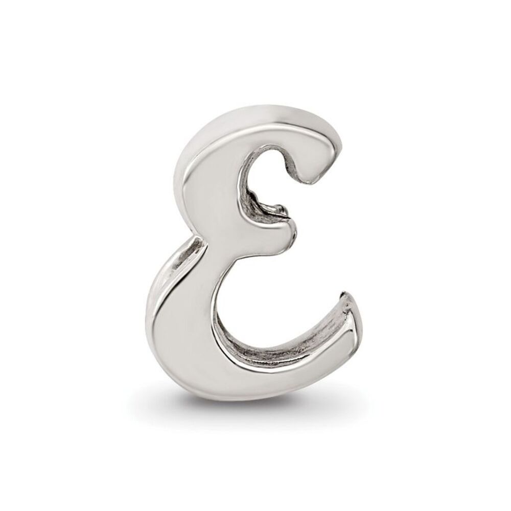 Kazi Luxury Sterling Silver Reflections Letter E … - image 3